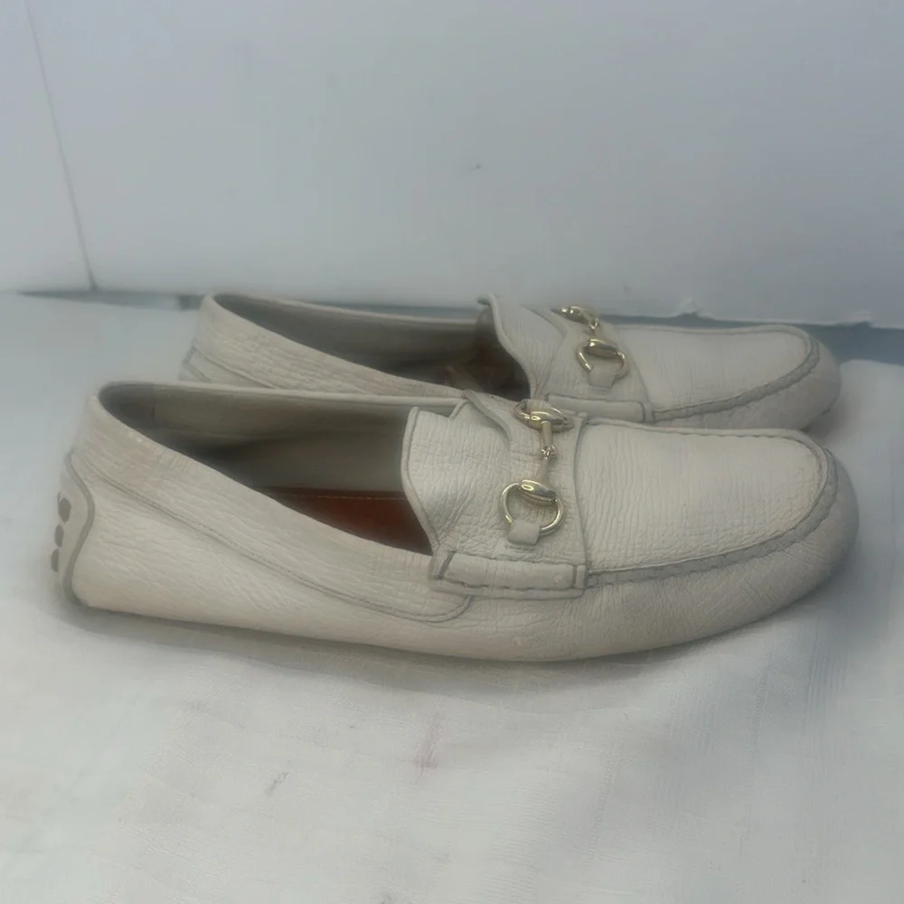 Gucci Horsebit Acapulco Loafer Drivers in Mystic White Size 10.5